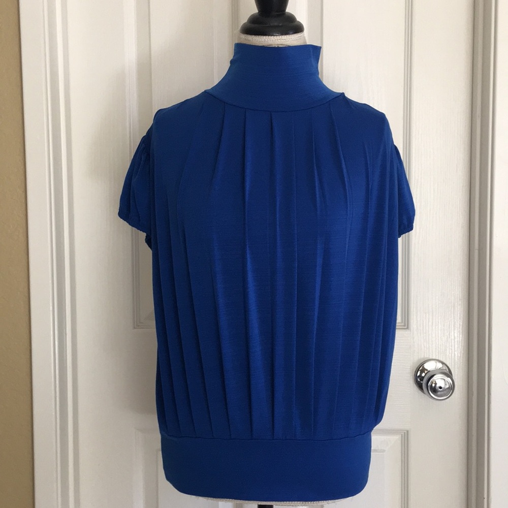 Blue short sleeve top
